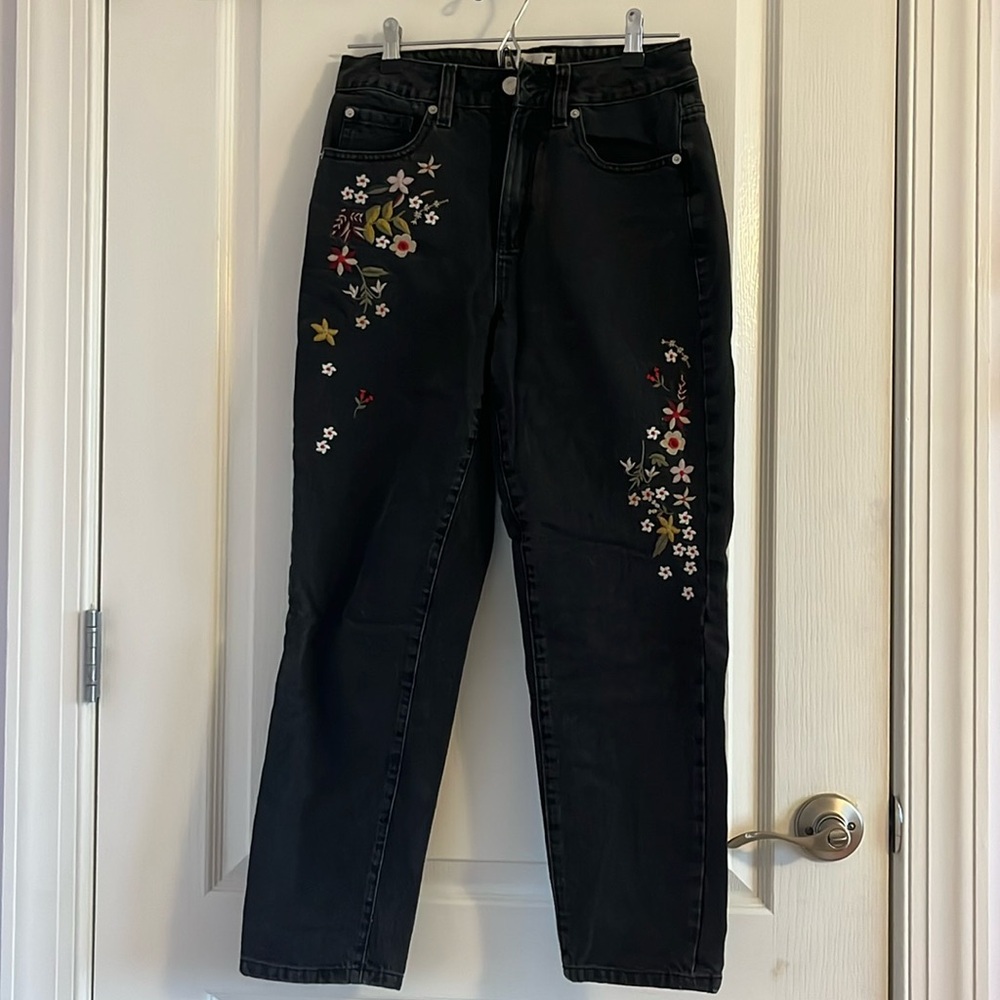 Garage Embroidered Jeans